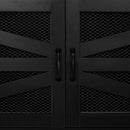 Entryway Bench With Coat Rack, 3 In 1 Design And Adjustable Shelves