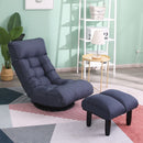 Adjustable Japanese Reclining Floor Chair Sofa With Metal Frame For Living Room