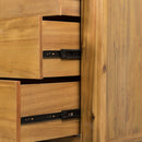 6 Drawer Dresser - Natural Wood / Brown