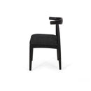 Mid Century Modern Dining Chair Set With Upholstered Seating