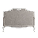 Ciddrenar - Loveseat With 3 Pillows - Fabric & White