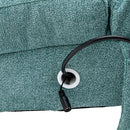 Massage Chaise Lounge Indoor With Remote Control, Ergonomic Electric Massage Lounger