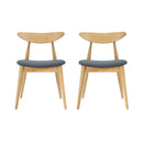 Ergonomic Back Dining Chairs (Set of 2)