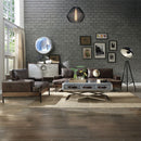 Brancaster - Accent Table - Top Grain Leather & Aluminum - Atlantic Fine Furniture Inc