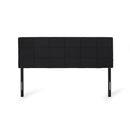 Marakesh - Contemporary Fabric Upholstered King / California King Headboard - Black