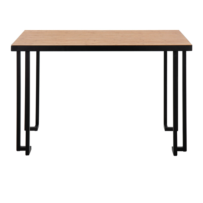 Roman - Industrial Desk - Black / Natural