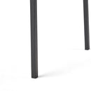 Vermilion - Outdoor Dining Chair With Vertical Slat And Wooden Arm