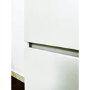 Elise - Slim Modular Wood Closet Cabinet With Drawers In Durable Melamine And Wood 71" Height - White