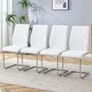 Modern Dining Chairs With High Backrest And Sturdy Legs