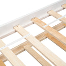 Twin size Tent Floor Bed, Teepee Bed, with Trundle,White