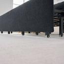 Convertible Pull Out Sofa Bed Queen Size, 3 In 1 With Side Storage