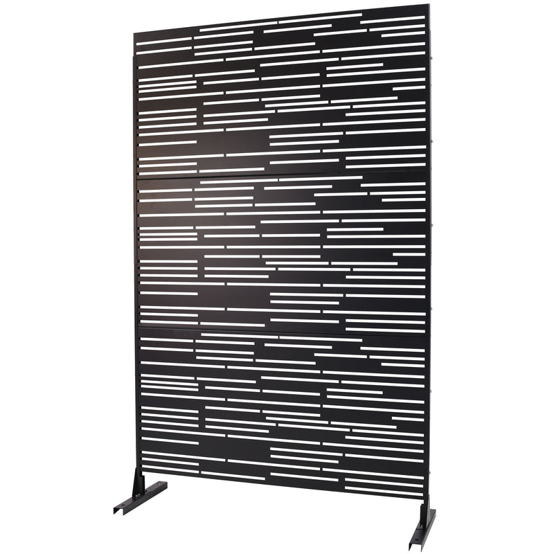 Outdoor & Indoor Freestanding Metal Privacy Screen