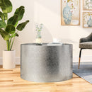 Braeburn - Handcrafted Round Coffee Table Hammered Surface