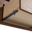 Modern Wall Mounted Bathroom Vanity With Resin Sink And Soft Close Drawer