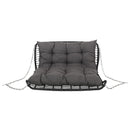 Arruda - Outdoor Wicker Porch Swing With Cushions