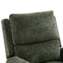 Manual Recliner Massage Chair With Swivel Rocker, 8 Massage Modes, Side Storage Pocket