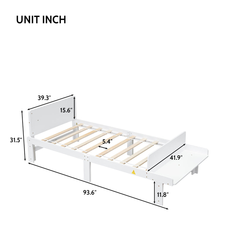 Bed With Footboard Bench