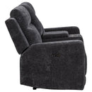 Kennett - Chenille Upholstered Power Reclining Loveseat