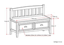 Burlington - Entryway Storage Bench With Drawers