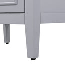 20" Bathroom Vanity With Sink, Bathroom Cabinet With A Door, Door Shelf Storage And Adiustable Foot Pads, A Drawer - Gray