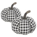 Plaid Pumpkin Decor, For Holiday Halloween Decoration