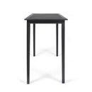Outdoor Minimalist Acacia Wood Rectangle Bar Table