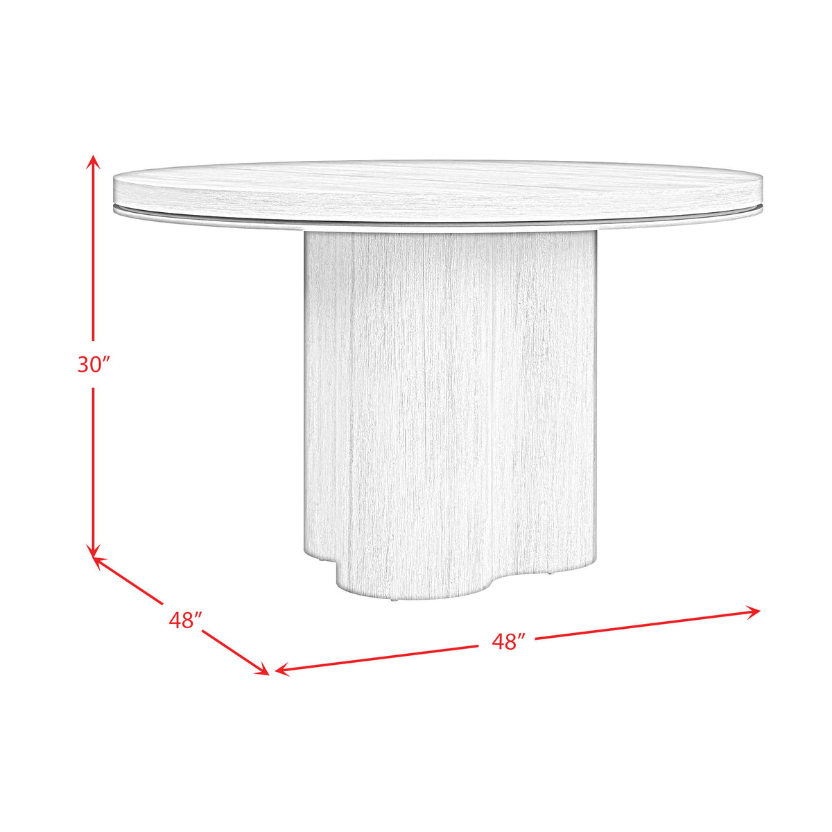 Rosalie Standard Height Round Dining Set in Black by Elements International, view 11