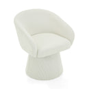 Modern Swivel Accent Chair With Ergonomic Barrel Design