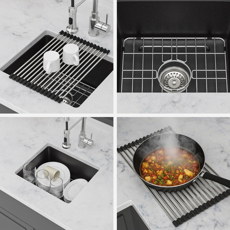 Modern Quartz Kitchen Sink Undermount Granite Composite