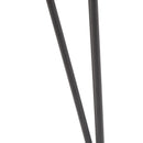 Zion - Industrial Wood And Metal Rectangular Bench With Faux Live Edge Design - Teak