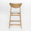 Retro Modern Counter Height Chair Set With Cushioned Seats