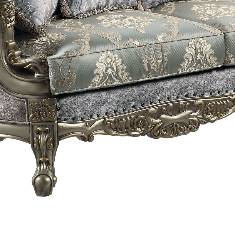 Miliani - Sofa With 5 Pillows - Antique Bronze