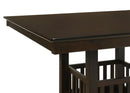Jaden - Square Counter Height Dining Table - Espresso - Atlantic Fine Furniture Inc