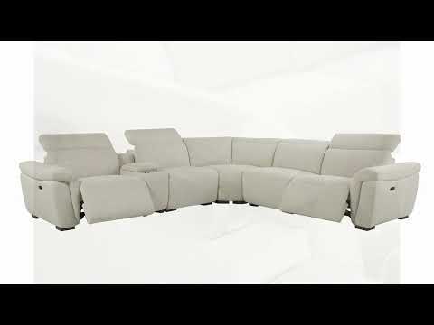 Dayana - Power Motion Sectional Sofa - Beige