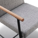 Modern Dining Chair With Iron Frame (Set of 2)