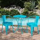Lourdes - 3 Piece Metal Set - Teal