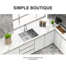 Modern Undermount Stainless Steel Kitchen Sink 16 Gauge, Deep Single Bowl