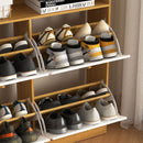 Modern Freestanding Shoe Storage Cabinet With 4 Flip Drawers