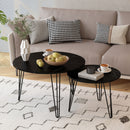 Round Nesting Coffee Table For Living Room (Set of 2)