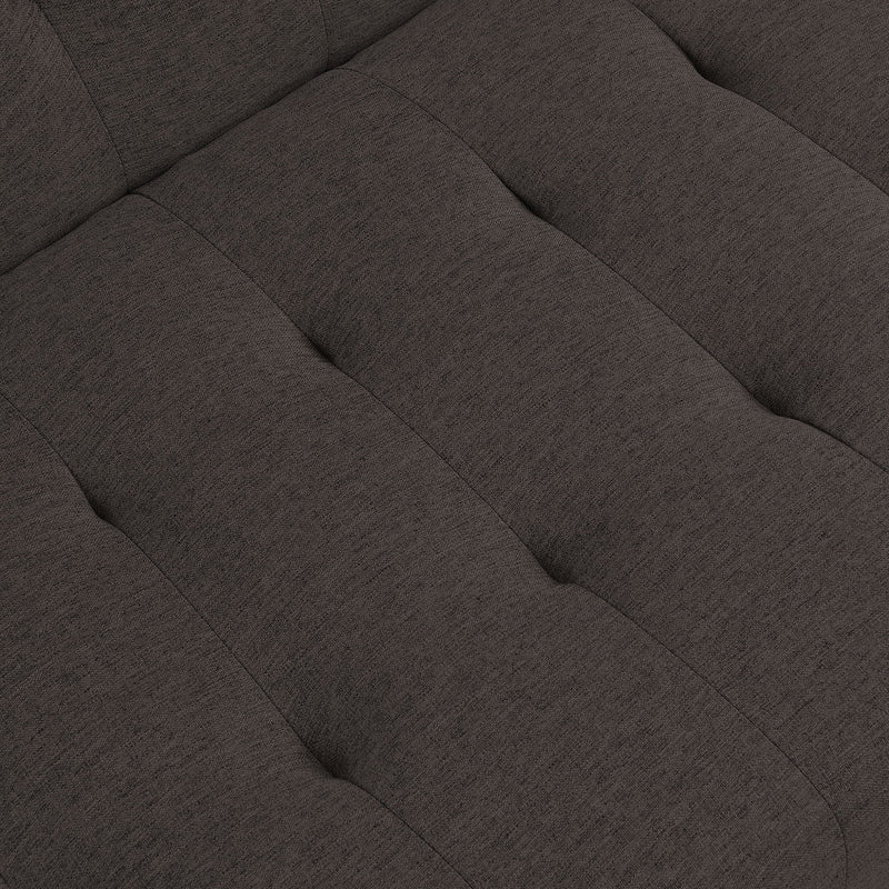 Modern Sofa Bed With Wood Frame And Stainless Legs