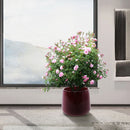 4 Pieces Planter Pot, Indoor Outdoor Flowerpot For Patio, Garden, Or Windowsills - Bean Paste Red