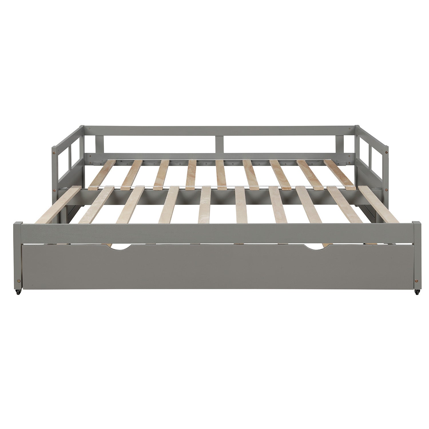 Extending Daybed with Trundle, Wooden Daybed with Trundle, Gray - Atlantic Fine Furniture Melbourne FL