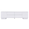 Modern TV Stand With Storage Cabinets, 4 Drawers