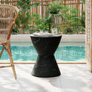 Outdoor, Lightweight Concrete Side Table
