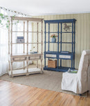 Adela - French Country Bookcase Display Storage Shelf Etageres - Antique White