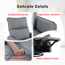 360° Modern Small Rocking Swivel Recliner Chair With Side Pocket