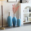 Classic And Neat Floor Vase, High Independent Flower Stand (Set of 3)