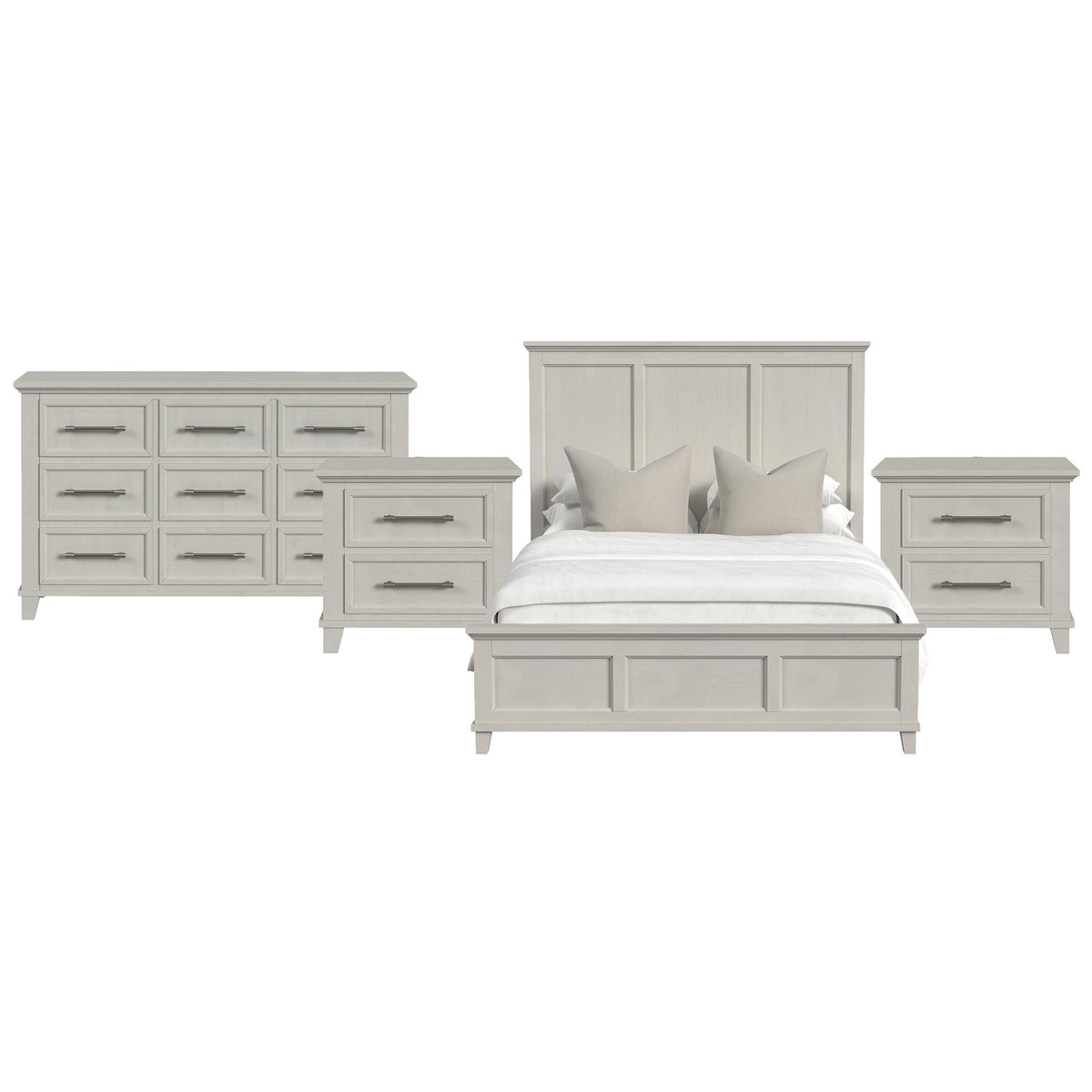 Canterbury Panel Bedroom Set in Dark Gray by Elements International, view 7