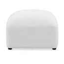 L-Shape Modular Sectional Sofa, DIY Combination,Teddy Fabric,White