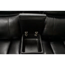 Jupiter - Leather Sectional - Black